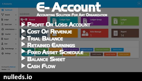 E-Account - Accounting Software for any Organization