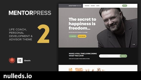 MentorPress - Life Coach & Advisor WordPress theme