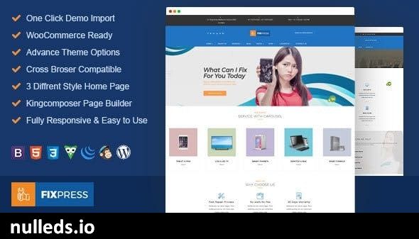 FixPress - Mobile, Cell Phone and Computer Repair WordPress Theme