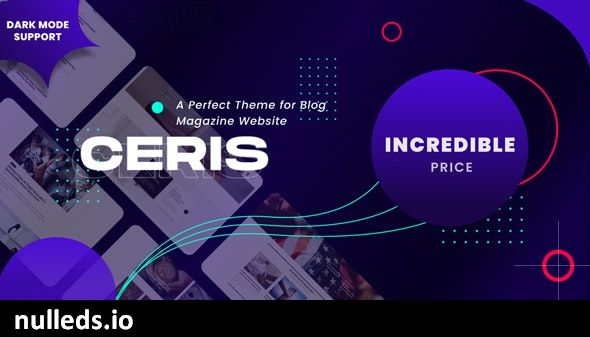 Ceris - Magazine and Blog WordPress Theme