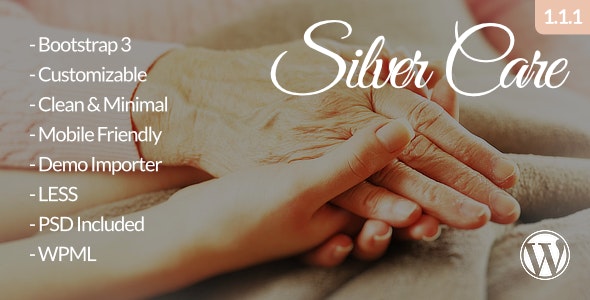 Silver Care - Medical WordPress Theme