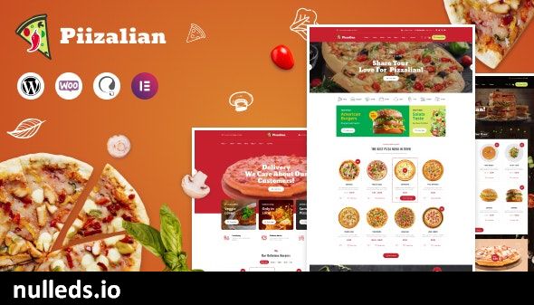 Piizalian - Fast Food Restaurant WordPress Theme