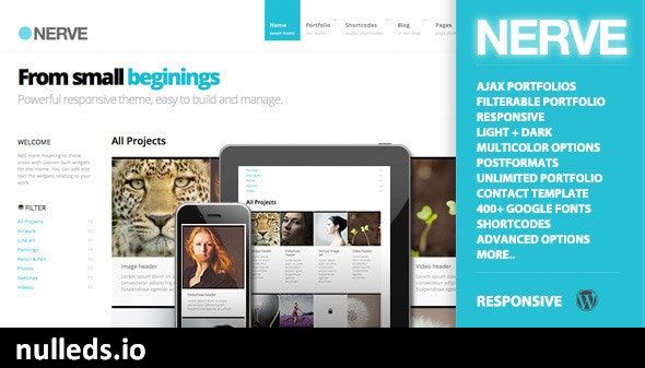 Nerve | Portfolio Theme for WordPress