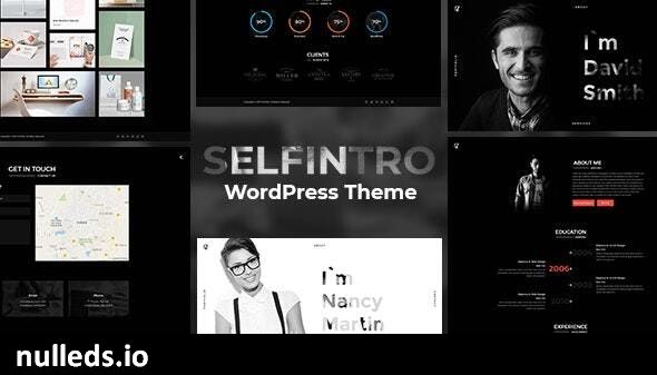 Resume, CV & Portfolio WordPress Theme