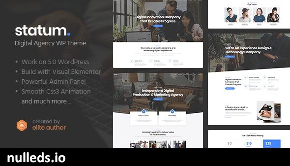 Statum - Business & Agency WordPress Theme