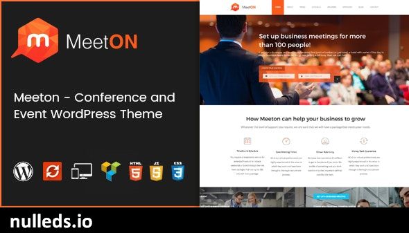 Meeton - Conference & Event WordPress Theme