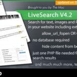 LiveSearch - Searchengine for your Website