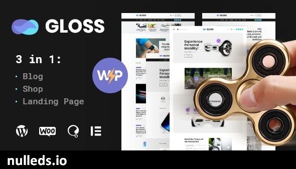 Gloss | Viral News Magazine WordPress Blog Theme + Shop