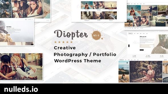 Diopter - Creative Responsive Photography / Portfolio WordPress Theme