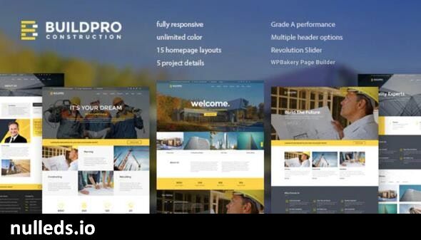 BuildPro - Business, Building & Construction WordPress Theme