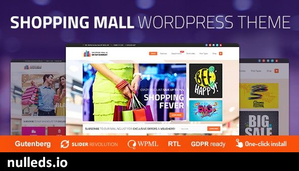 Shopping Mall - Entertainment Center and Business WordPress Theme