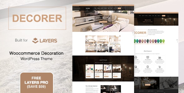 Decorer | Woocommerce Layers WordPress Theme