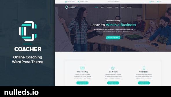 Coacher - Trainers & Life Coaching WordPress Theme + RTL