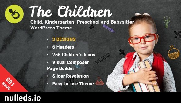 The Children - Kindergarten and Babysitter WordPress Theme