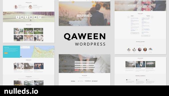 Qaween - Wedding WordPress Theme