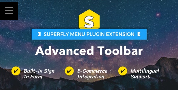 Advanced Toolbar — Superfly Menu Plugin Add-on