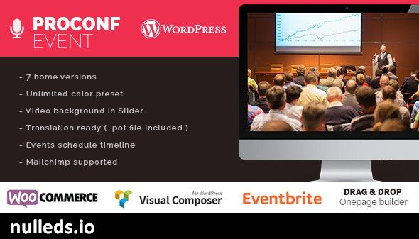 Proconf Event Conference Meetup  WordPress Theme