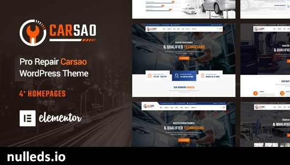 Carsao - Responsive Car Service WordPress Theme