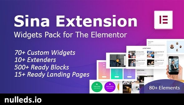 SEFE - Sina Extension for Elementor