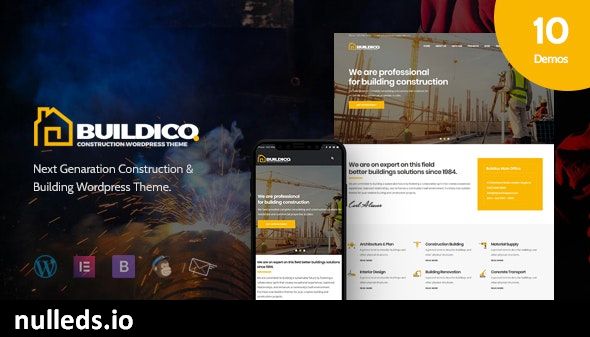 Buildico - Construction WordPress Theme