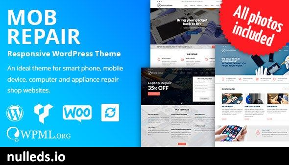 MobRepair - Mobile Phone Repair Services WordPress Theme