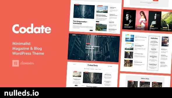 Codate - Modern Magazine and Blog theme