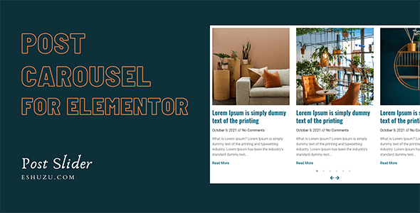 Elider - Post Slider For Elementor