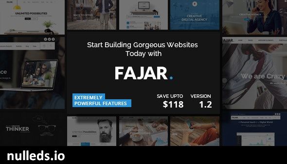 Fajar - Creative Multiuse WordPress Theme