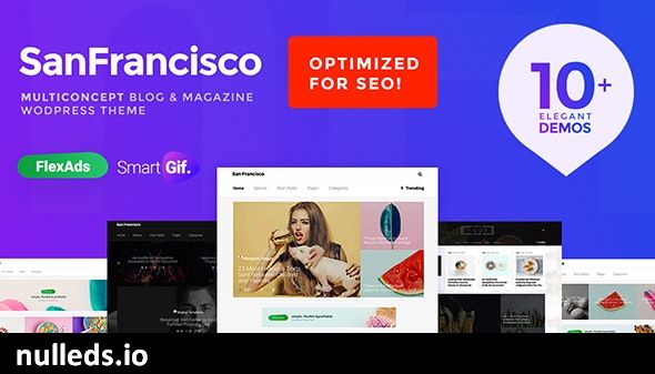 v1.20 SanFrancisco - MultiConcept Blog & Magazine WordPress Theme