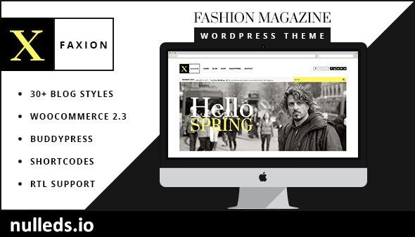 Faxion - Fashion Magazine Theme