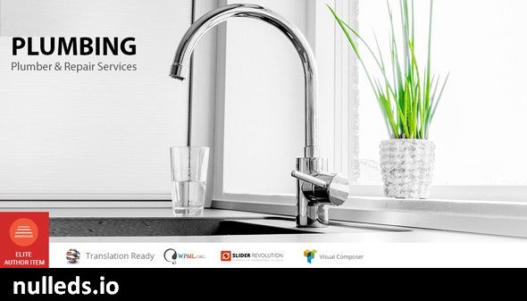 Plumbing – Repair services WP Theme