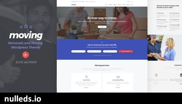 Moving - Transport & Logistic WordPress Theme