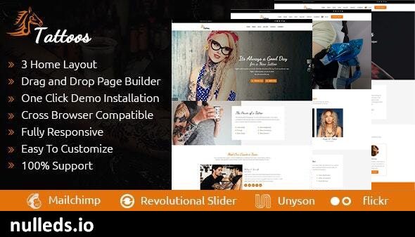 Tattoos - WordPress Theme