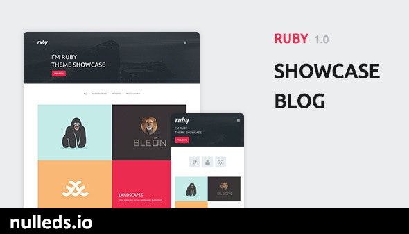 Ruby - Portfolio and Blog WordPress Theme