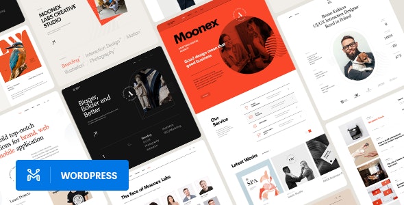 Moonex - Agency & Portfolio WordPress Theme