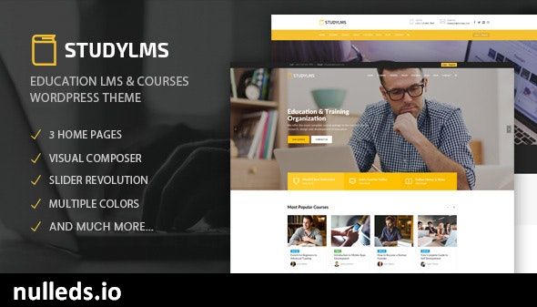 Studylms - Education LMS & Courses WordPress Theme