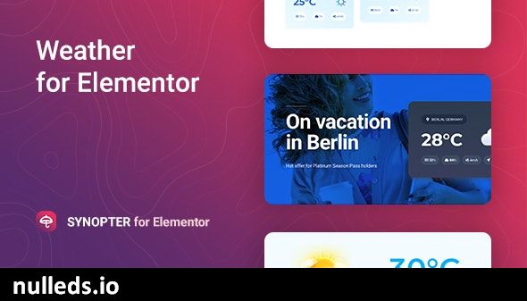 Synopter – Weather for Elementor