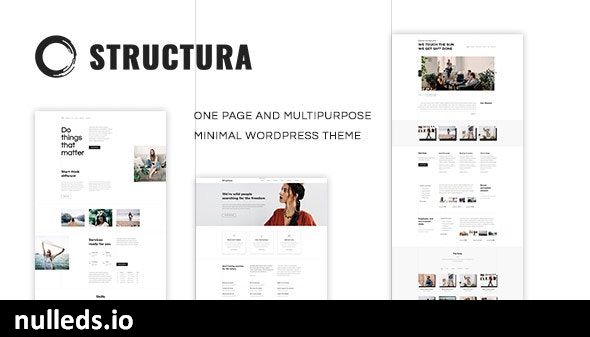 Structura - Minimal One Page Theme