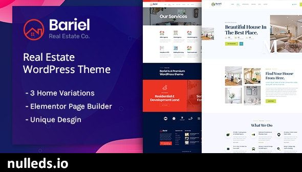 Bariel - Real Estate WordPress Theme