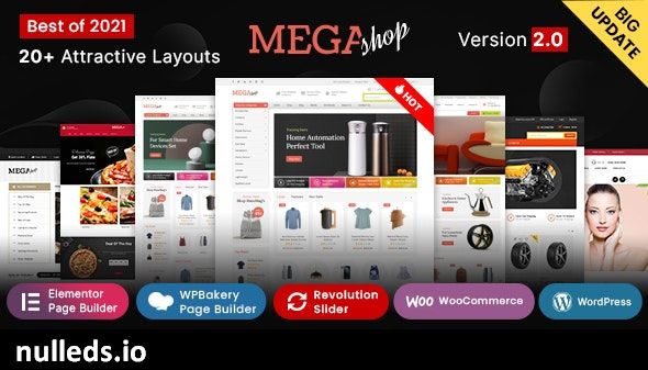 v3.1.0 Mega Shop - WooCommerce Responsive Theme