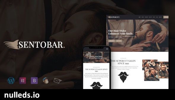 Sentobar - Barbershop WordPress Theme