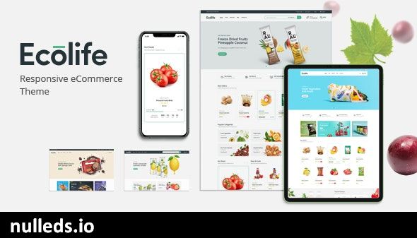 Ecolife - Organic WooCommerce WordPress Theme