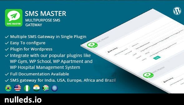 SMSmaster – Multipurpose SMS Gateway for Wordpress