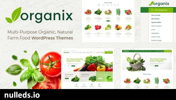 Organix - Organic Food WooCommerce WordPress Theme