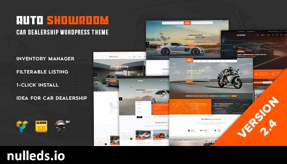 Auto Showroom - Car Dealership WordPress Theme