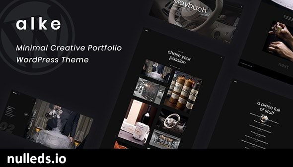 Alke - Minimal Creative Portfolio WordPress Theme