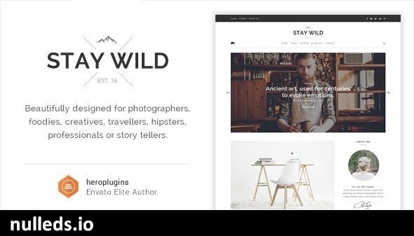 Stay Wild - A Clean Lifestyle Blog & Shop Theme