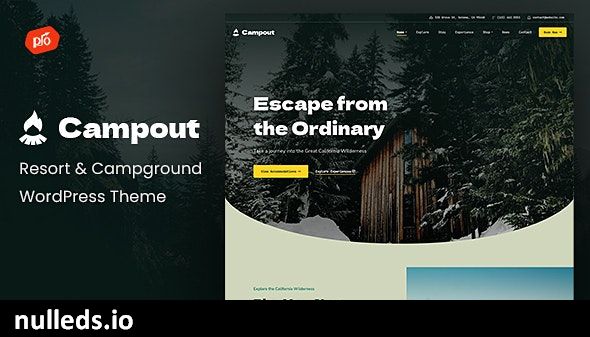 Campout - RV Resort & Campground WordPress Theme