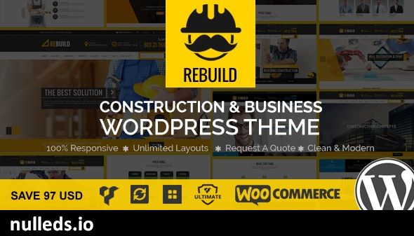 ReBuild - WP Construction & Building Business Theme