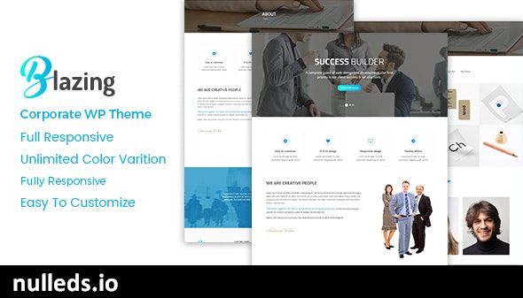 Blazing - Corporate WordPress Theme